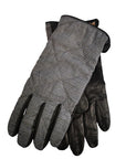 HOMMaRD - "GLEN CHECK" Leather Gloves with Wool