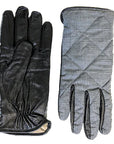 HOMMaRD - "GLEN CHECK" Leather Gloves with Wool