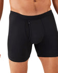 Mack Weldon - "SILVER" Boxer Brief in True Black