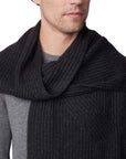 Mack Weldon - "TECH CASHMERE SCARF" in Nine Iron Heather Dark Grey