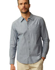 ROAD to NOWHERE - "ACCORD" Organic Cotton Chambray Shirt