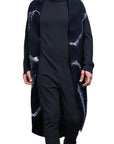 ZHANNAONA - "NEU COSMOS COAT" in BLACK