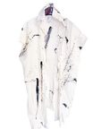 ZHANNAONA - Men's "DRIP COAT" in White Linen