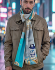 COWBOYS and DEMONS - "STAR WARS" SCARF with Hand Applied Acrylic Accents