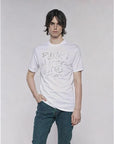 Men's John Richmond - "MAPAND PUNK" Studded T-Shirt in White