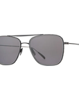 Mr. Leight - "NOVARRO S" Pewter-Black Frames and Black Mirror Lenses